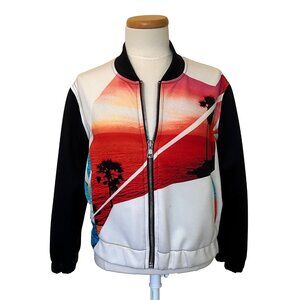 Textile Rebels Multi Color Bomber Jacket 1